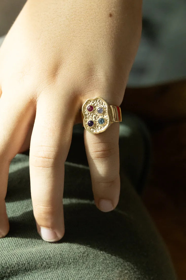 Barrel Ring, worn